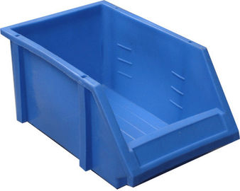 Blaue Plastikumsatz-Kasten-Lager-Ausrüstungen für Feuergebührenregal beanspruchen stark