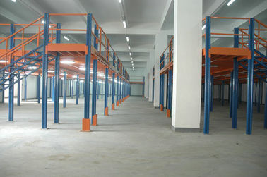 Boden einer/zwei fertigte Hochleistungspalettenregal für logistisches Lagerblau und -orange besonders an