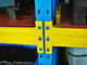 Blaues/orange mehrstufiges Hochleistungspaletten-Racking mit kaltwalzendem Stahl