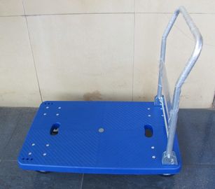 faltbare Plastiklaufkatze der logistischen Zentren mit Blauem/Grau, Kapazität 150kg
