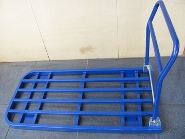 Industrielle Ausrüstungen der faltbaren Laufkatze des 1200 x 600mm Metallrohrs mit Pulverfarbe beendeten